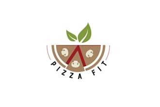 make talented pizza home delivery company logo