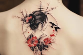 do a personalized japanese style tattoo desing