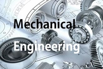do mechanical engineering projects on solid works, mechanical design, cad design