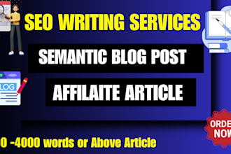 do blog writing, SEO content writer, semantic blog post