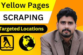 do targeted web scraping from yellow pages, yell, and google maps