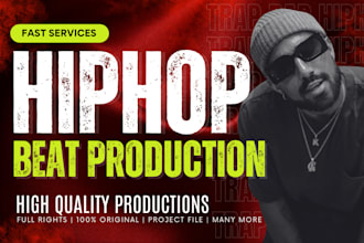 produce and remake hip hop, trap beat or rap beat for you
