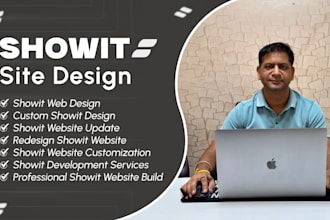 design and develop a showit website