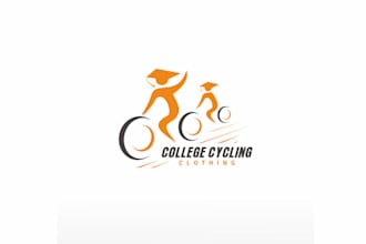 make cycling clothing branding logo