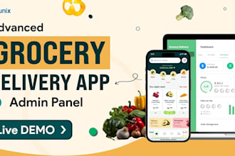 build grocery delivery app, food delivery restaurant app, courier delivery app