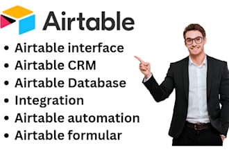 create and manage airtable databases, automation for your business needs