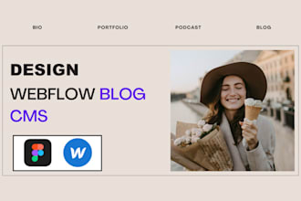 create a custom webflow blog with a fully integrated cms