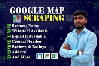 expertly scrape google maps data, targeted b2b lead extraction, web scraping