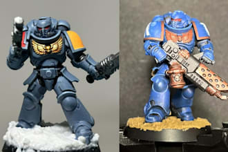 3d print and paint 3d miniature model tabletop board game mini figure