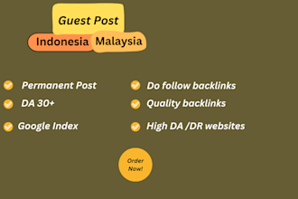 do guest post on malaysian, indonesian and vietnamese blogs