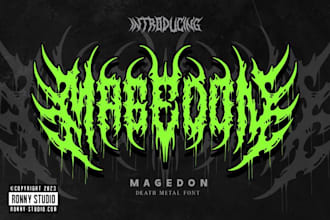 do a metal,hardcore,heavy metal, black metal band logo