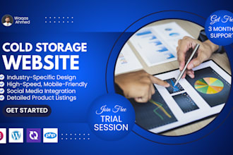 create a cold storage cold room website