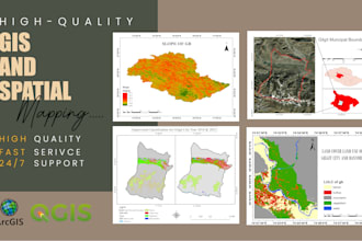 provide advanced gis mapping, spatial data analysis, visualization