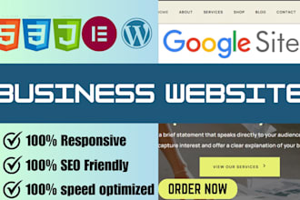 develop your website using google site, systeme io, wordpress, elementor, wix