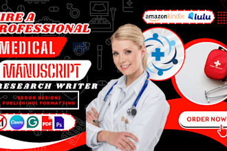 write your medical manuscript, case report, systematic review, meta analysis
