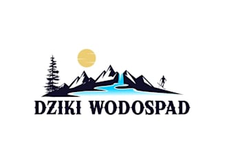 design modern high quality mountain logo