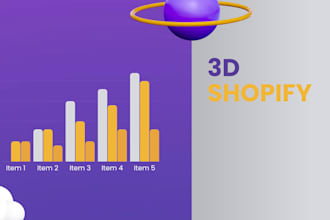 design shopify landing page using 3d viewer, globe product