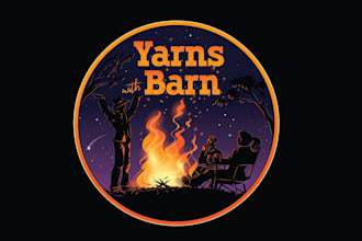 make conventional yarns barn and t shirt logo