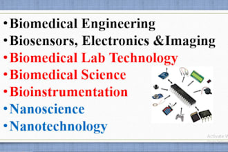 do biomedical engineering ,electronic ,imaging, biomaterial