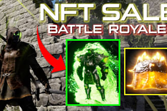 develop nft battle royale game, multiplayer mmorpg, rpg, moba, open world game