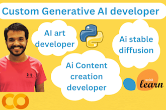 develop generative ai web app,ai content creation, ai art,ai developer