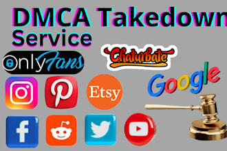 remove copyright infringing content from social media and ecommerce platforms
