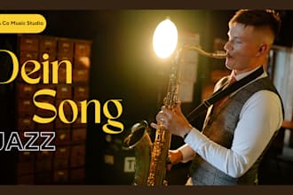 create your custom jazz song, personal lyrics and music