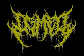 design a unique goth metal logo