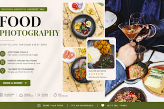 create professional food photography in london
