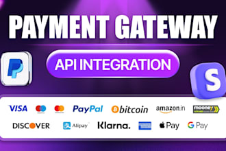 integrate stripe, paypal and build custom payment page