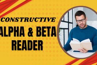 alpha or beta read fiction novel mystery fantasy thriller horror romance book