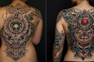draw custom tattoo designs