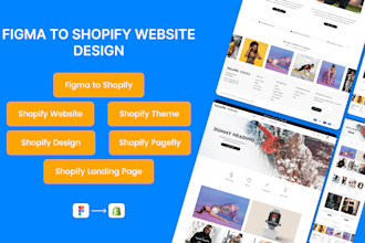 design figma to shopify landing page shopify pagefly website design figma UI