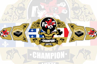 design replica wrestling belts and custom championship belts