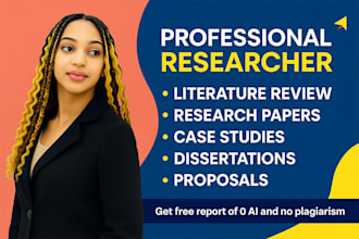 do ai free research and summary writing, literature, reviews, report, case study