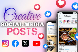 design creative social media post
