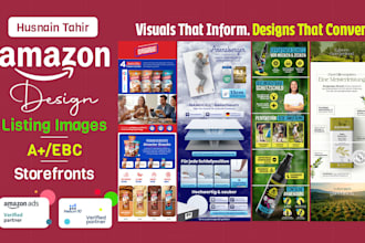 design amazon a plus ebc infographics and listing images