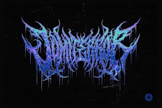 upgrade your metal band logo with unique redesign in any style