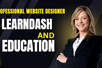 design, learndash ims website and education wordpress website