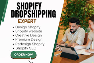 design, redesign shopify store, shopify dropshipping store, shopify website