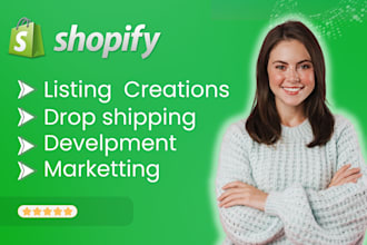 fully optimize shopify, ebay, wayfair, etsy walmart listings with SEO