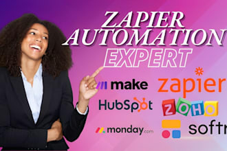 do makecom automation, zapier automation, madecom scenerio, CRM, hubspot, softr