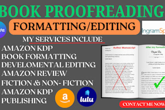 proofread and edit, developmental book edit, format fiction novel memoir, poetry