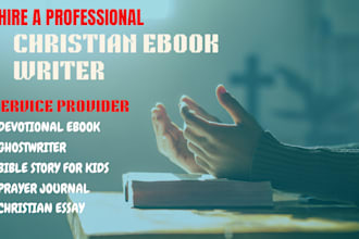 be your christian ebook ghostwriter devotional prayer journal kids bible story