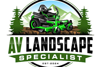design a unique land service logo