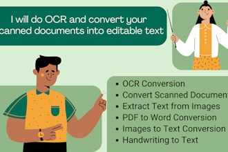do ocr and convert your scanned documents into editable text