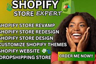do shopify revamp, redesign, update, and edit your shopify store or website