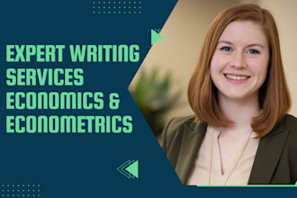 expertly write on economics,essay, econometrics, statistics,statistical analysis