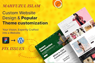 customize wordpress popular theme, avada,newspaper,woodmart