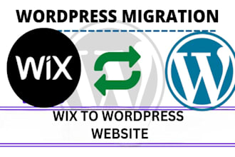 convert clone or transfer wix psd xd squarespace to wordpress website